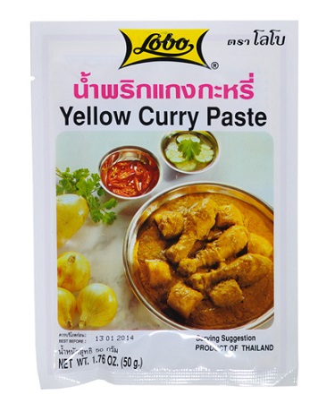 Yellow curry paste - Lobo 50 g.